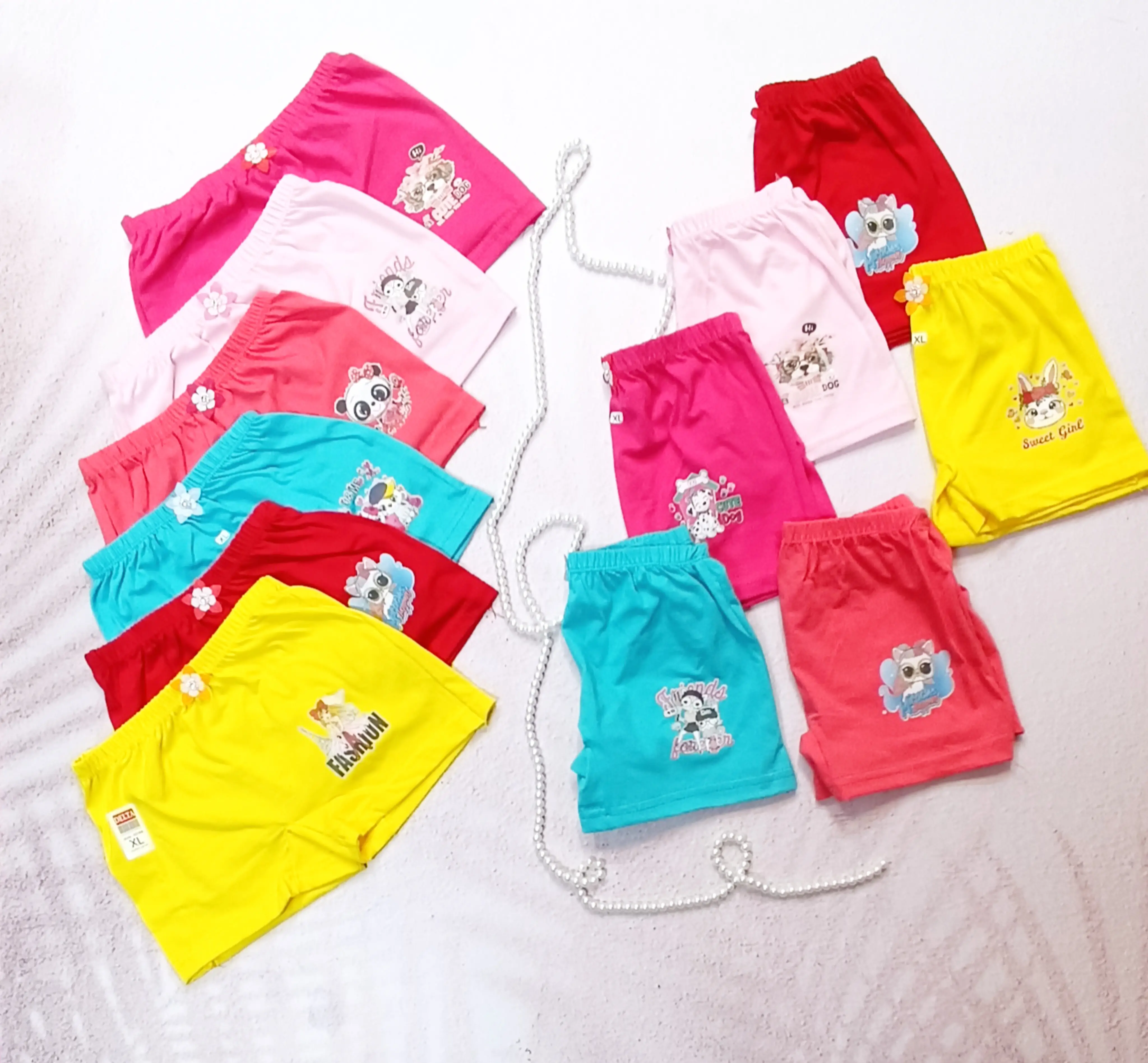 شورت پادار دخترانه فرشته کوچولو